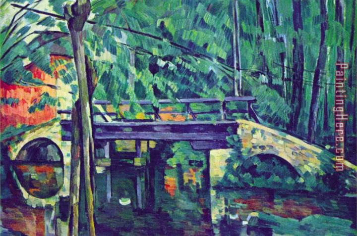 Paul Cezanne Bridge in The Forest